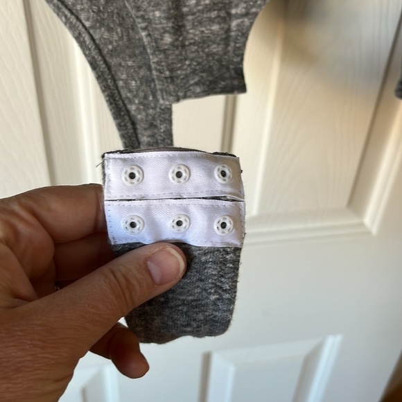 Madewell gray turtleneck long sleeved body suit size L - Picture 4 of 5